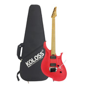 Koloss GT640MRD Red Electric Guitar with Aluminum Body