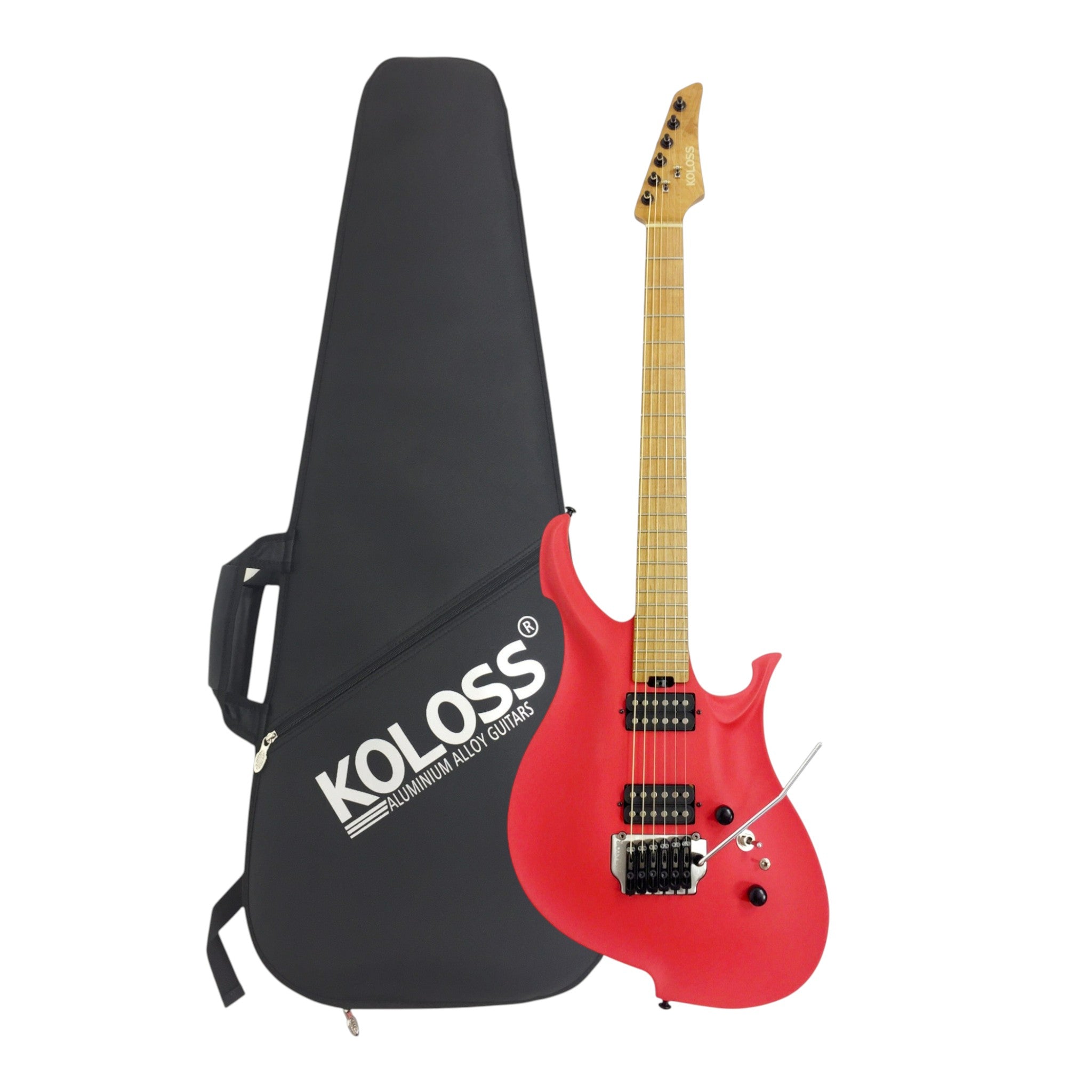 Koloss GT640MRD Red Electric Guitar with Aluminum Body