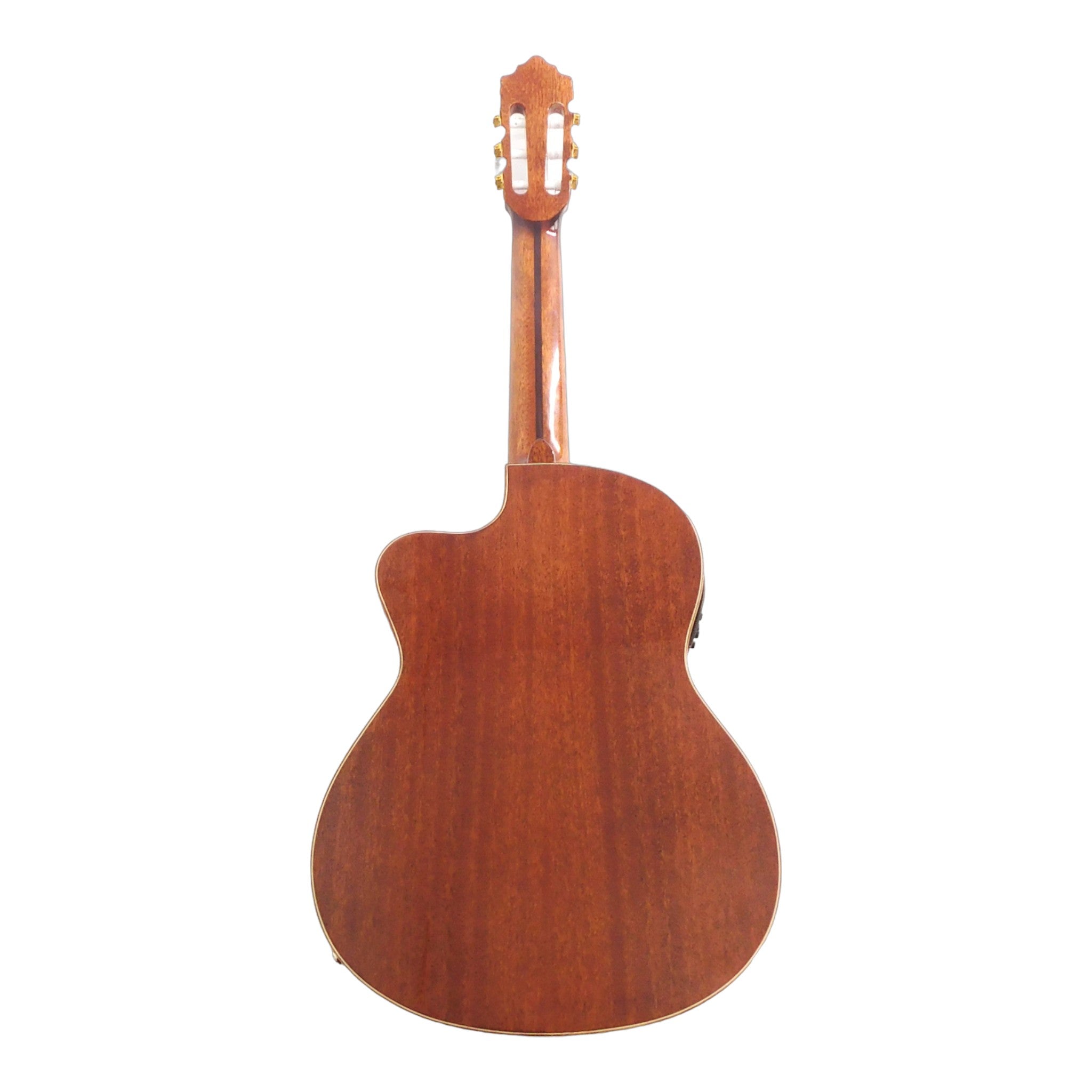 Miguel Rosales Solid Canadian Cedar Cutaway Built-In Belcat Pickup/Tuner Classical Guitar - Natural HS10CEQN