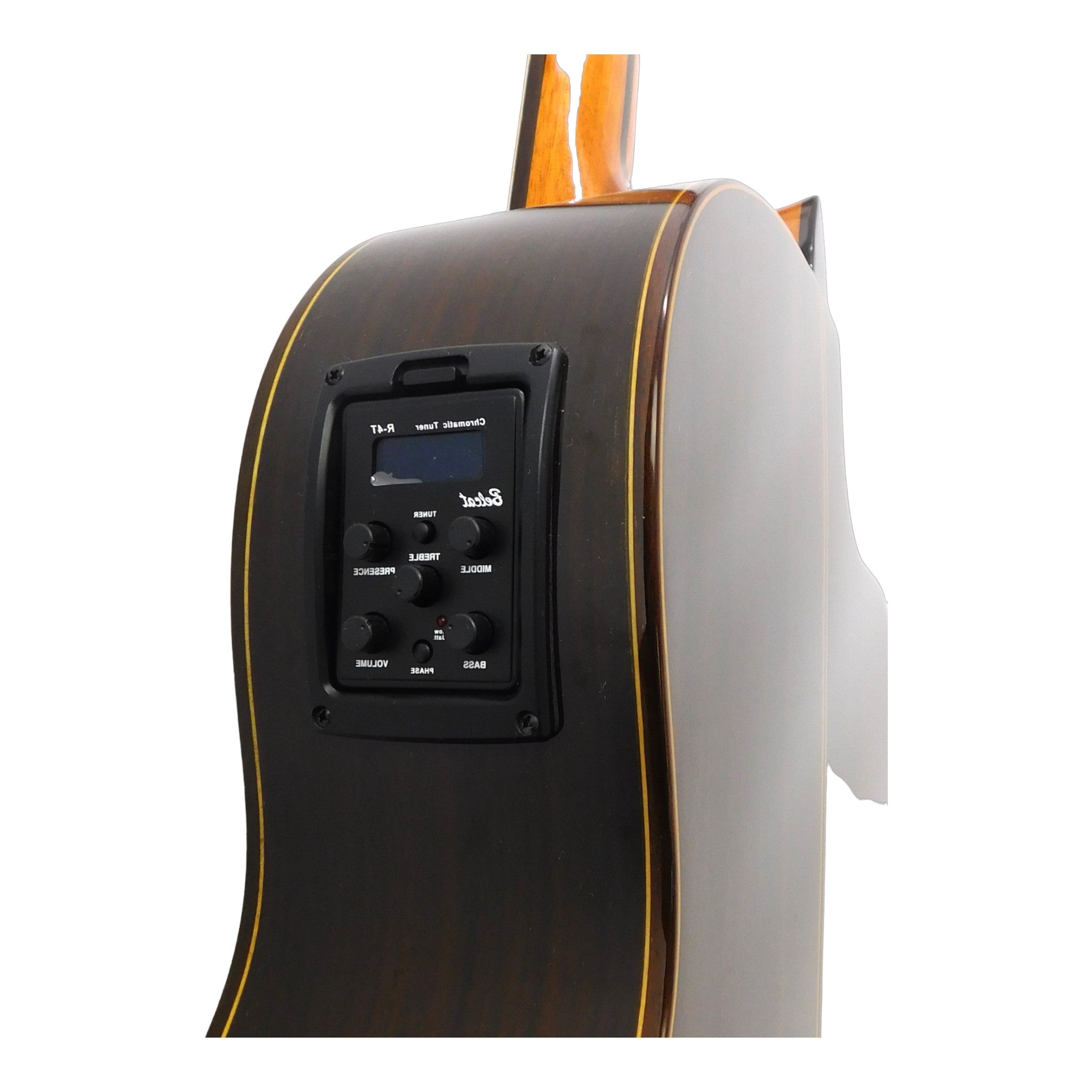 Miguel Rosales Solid Cedar Cutaway Built-In Pickup/Tuner Classical Guitar - Natural HS20CEQN