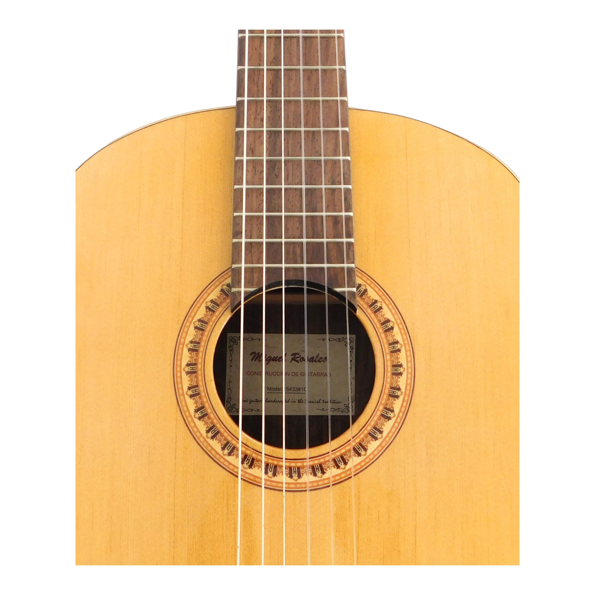 Miguel Rosales MR10 Natural Nylon String Classical Guitar with Solid German Spruce Top