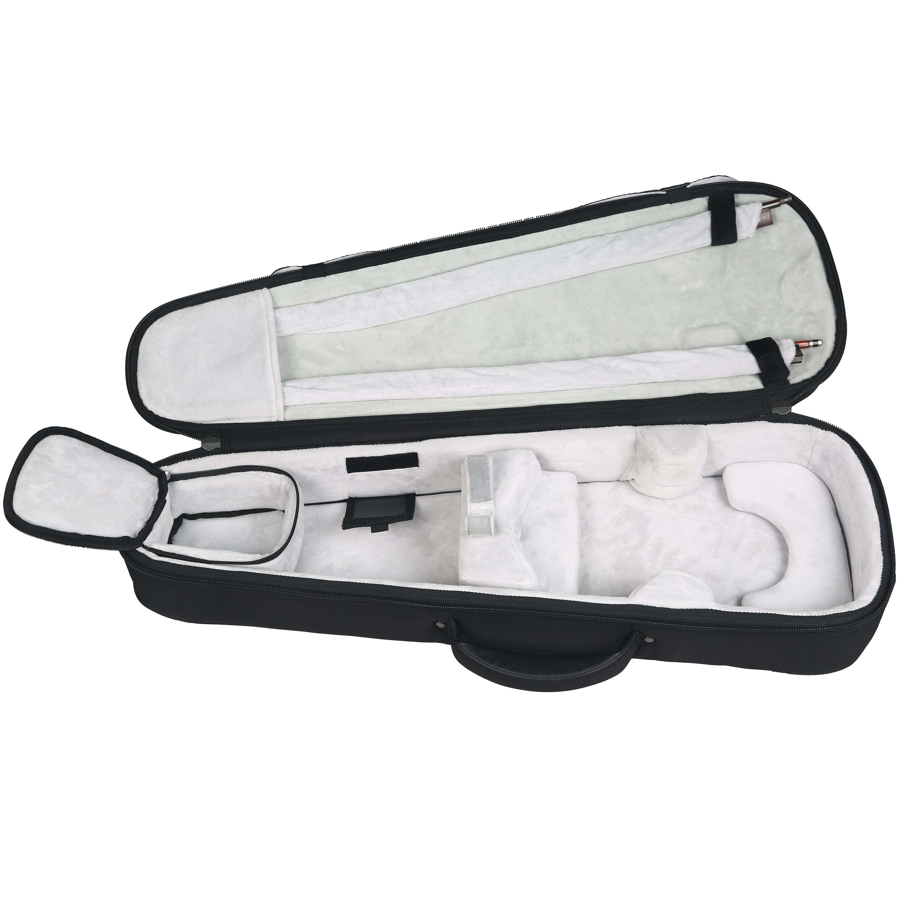Symphony SVR180F 4/4 Full Size 5-String Violin Outfit with Carbon Fibre Bow & Music Area ABS Hard Case