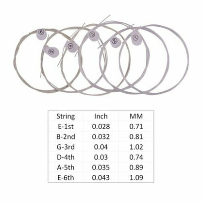 Haze DPA70 Classical Guitar Nylon Strings - Normal Tension + 3 Picks
