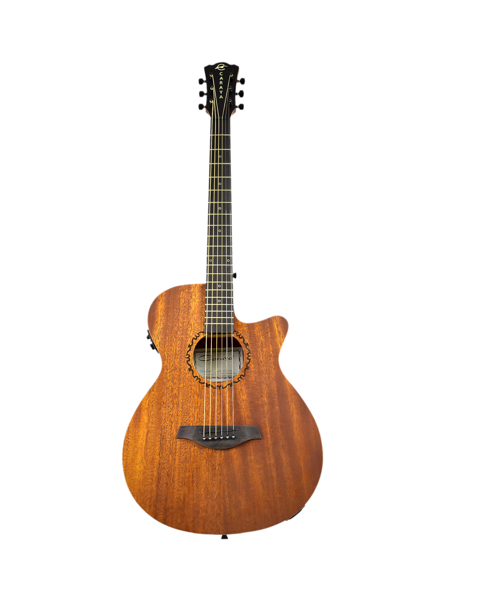 Caraya 40 Traveler Built-In Pickups/Tuner Acoustic Guitar