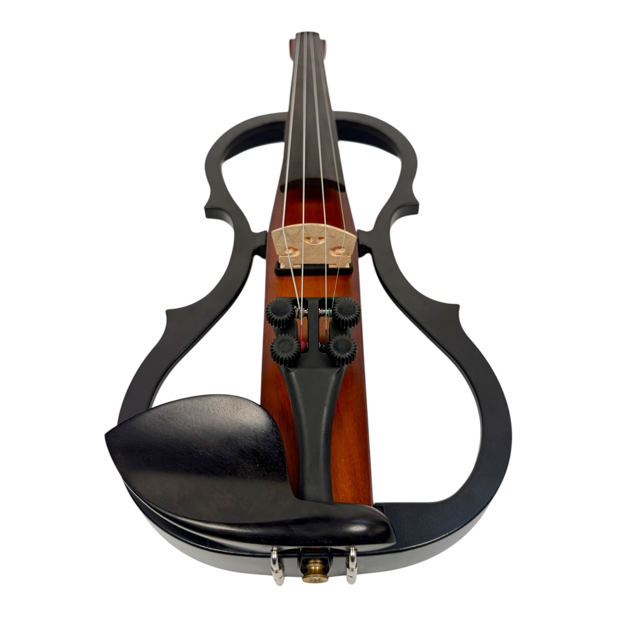 Symphony EVHL01SB Headless Catalpa ABS Electric Violin Outfit in Sunburst Gloss w/ Built-In EQ