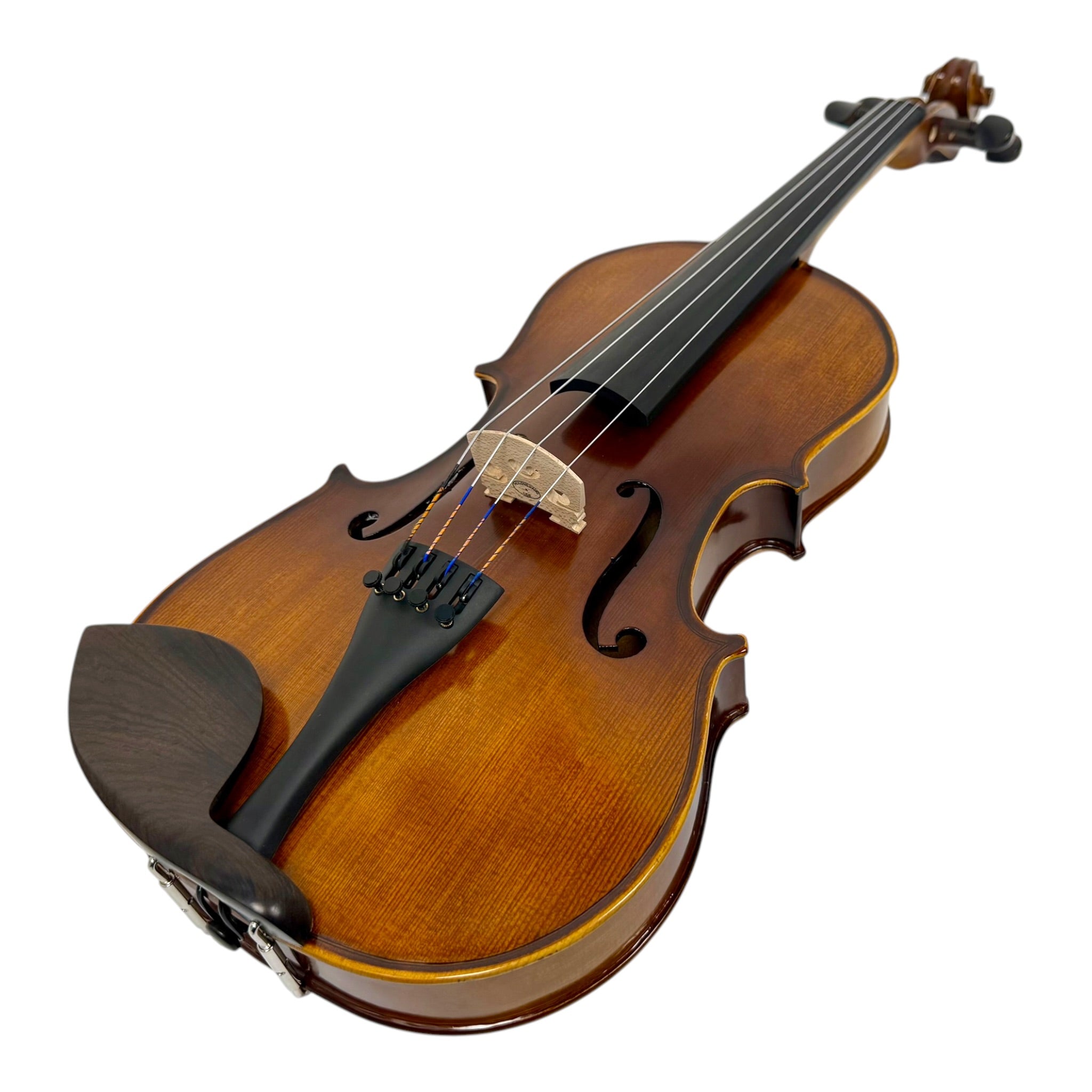 Symphony GA25 "Professional Series" 15-inch Solid Spruce Viola Outfit in Antique Brown with Foam Case & Accessories