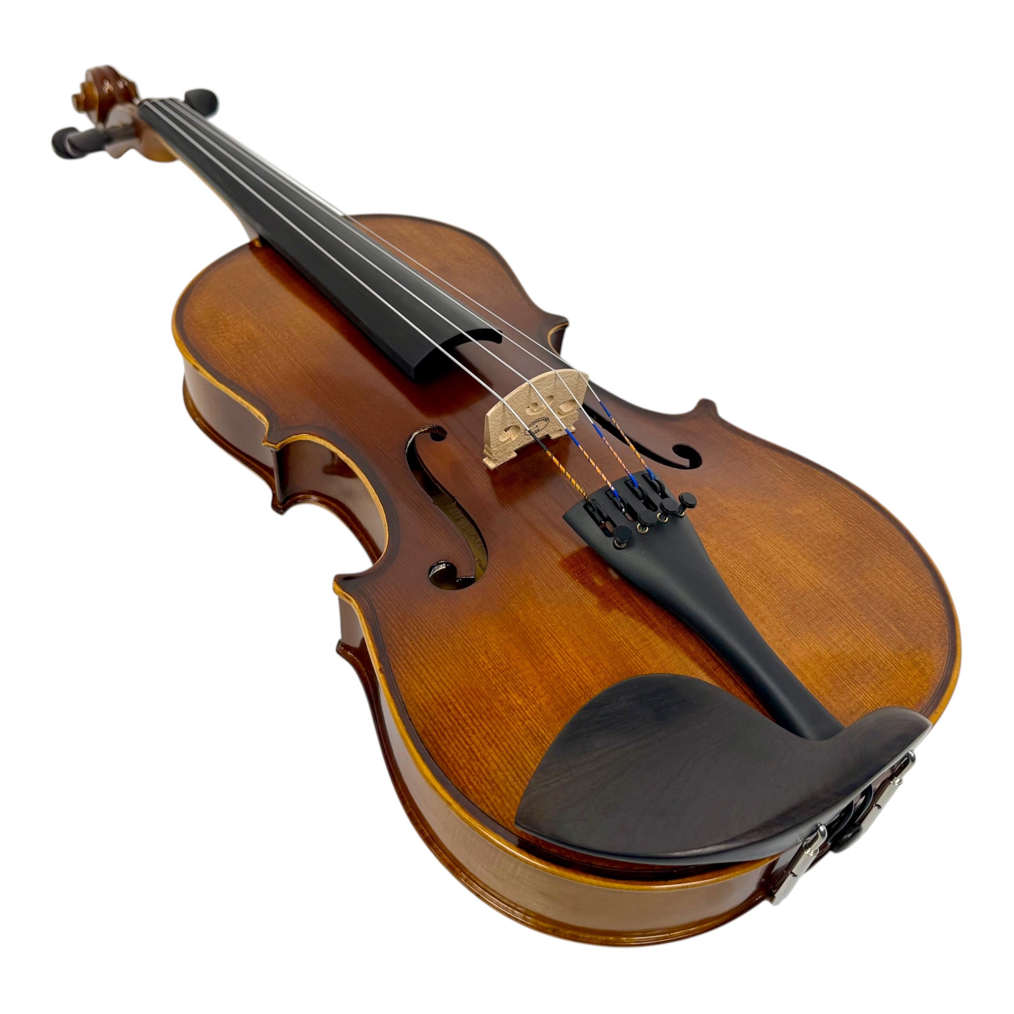 Symphony GA25 "Professional Series" 15-inch Solid Spruce Viola Outfit in Antique Brown with Foam Case & Accessories