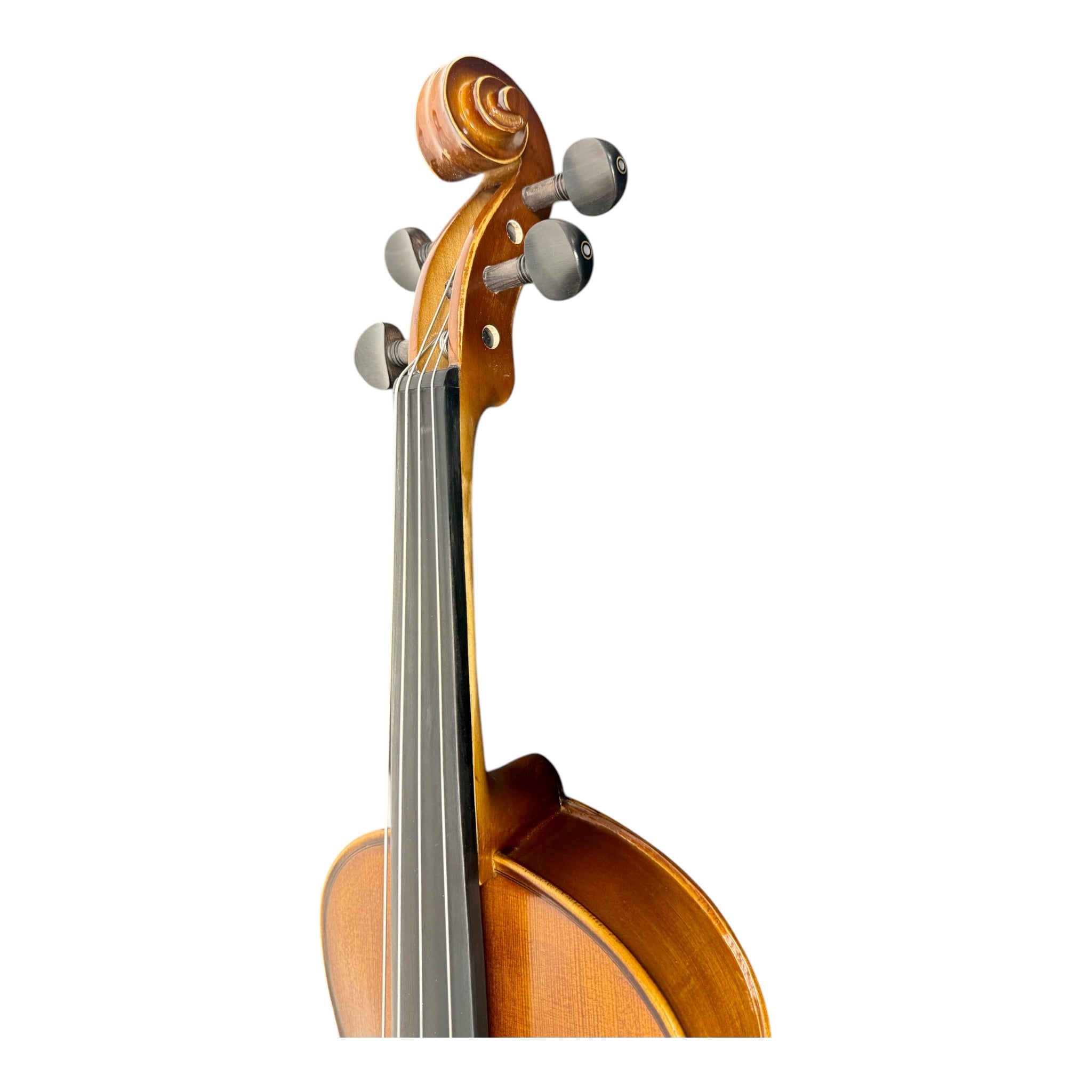 Symphony GA25 "Professional Series" 15-inch Solid Spruce Viola Outfit in Antique Brown with Foam Case & Accessories