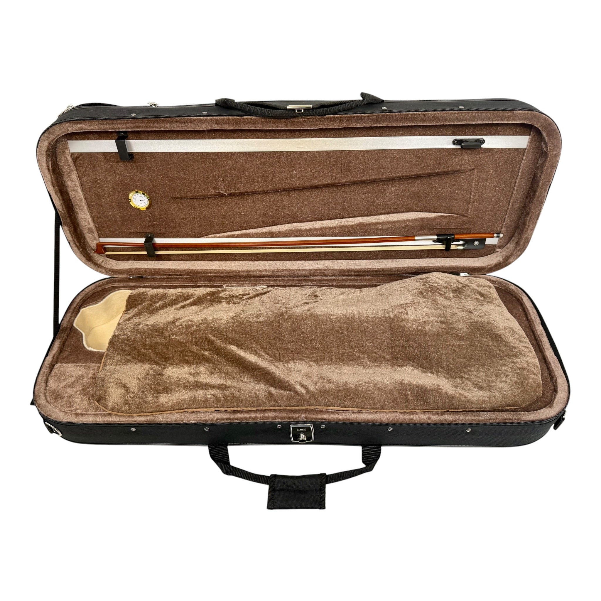 Symphony GA25 "Professional Series" 15-inch Solid Spruce Viola Outfit in Antique Brown with Foam Case & Accessories