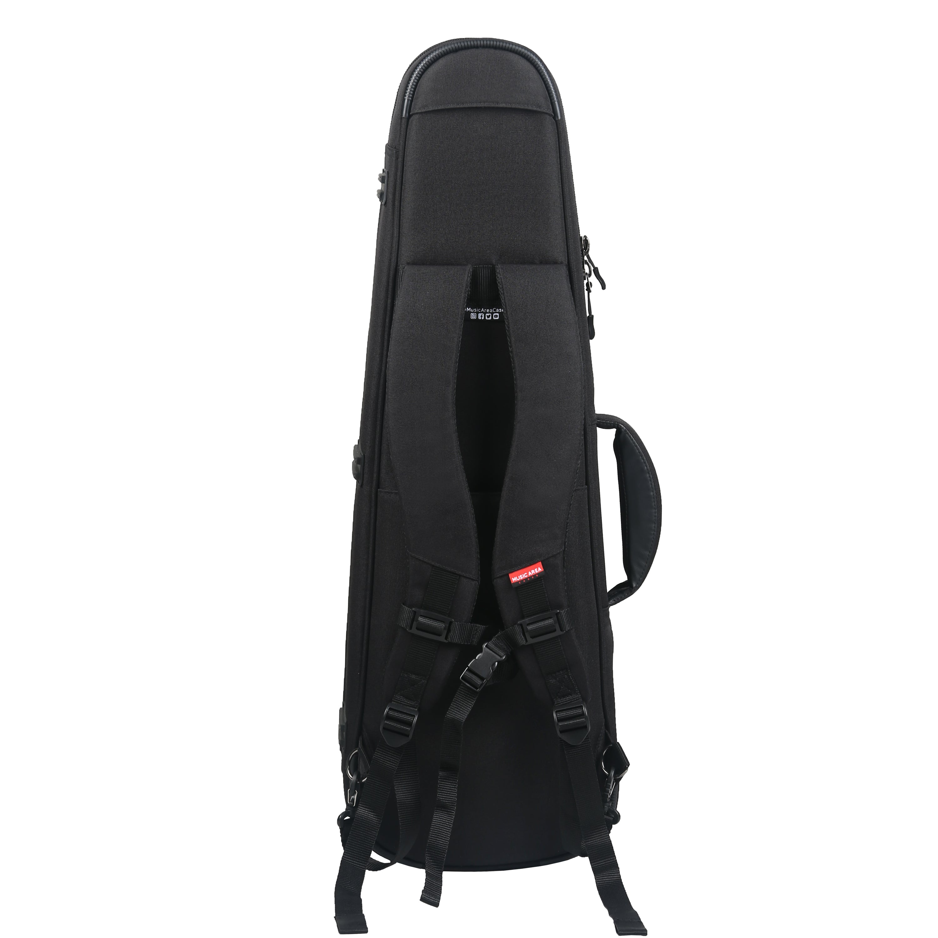 Symphony SVR180F 4/4 Full Size 5-String Violin Outfit with Carbon Fibre Bow & Music Area ABS Hard Case