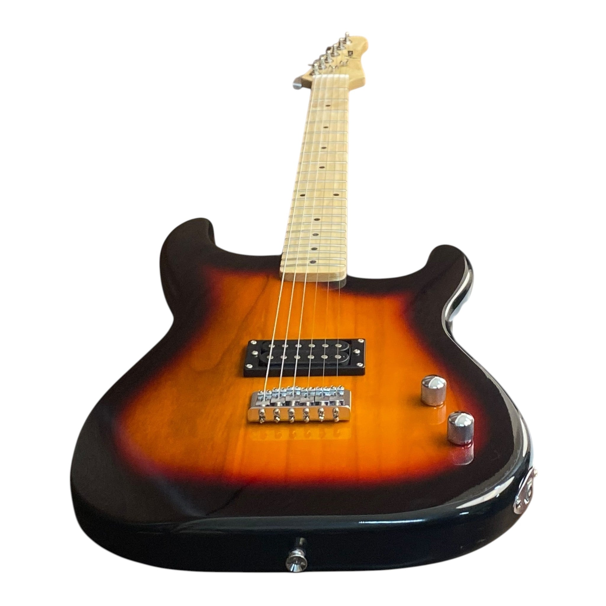 Haze HST01 Sunburst 3/4 Size Student Electric Guitar + 10W Amp (Optional)