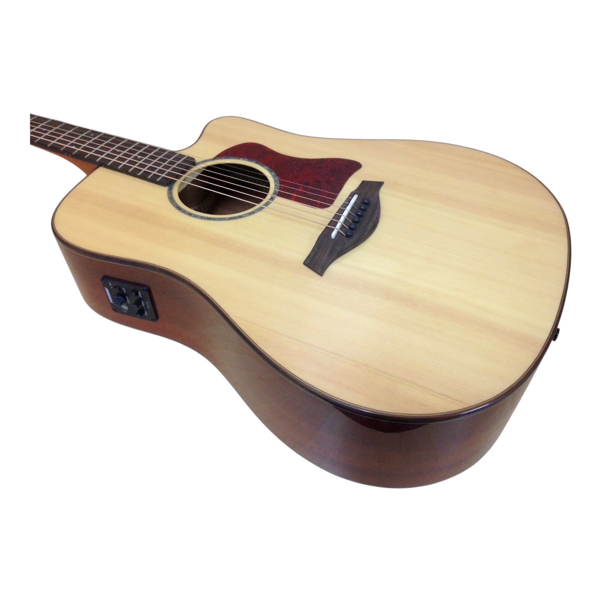 TKA TKA220CEQNT Solid Spruce Built-In Pickups/Tuner Acoustic Guitar - Natural