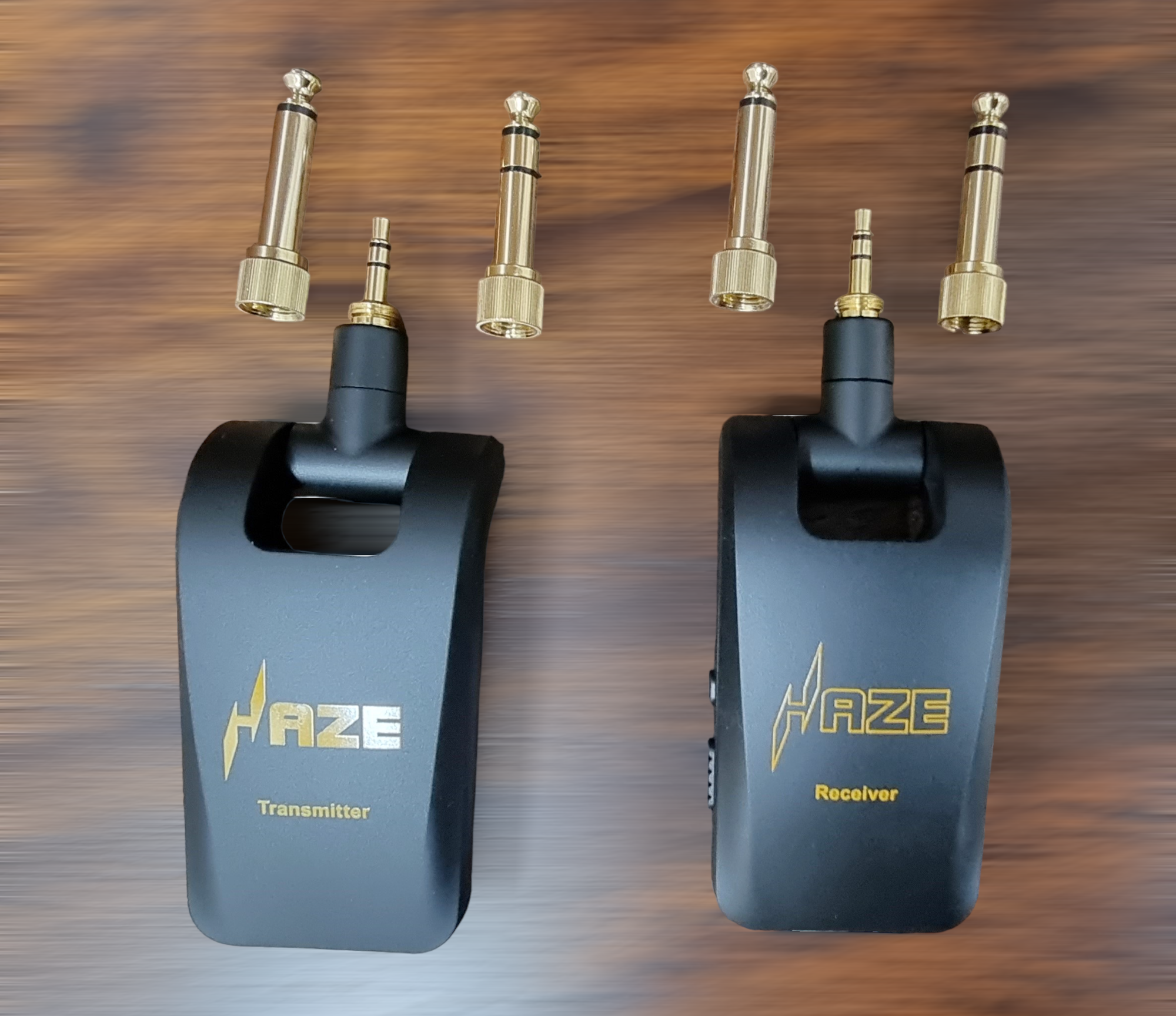Haze WP-5 Wireless Guitar System,T1+R1,1/8"(3.5mm) & 1/4"(6.35mm) Male Connector