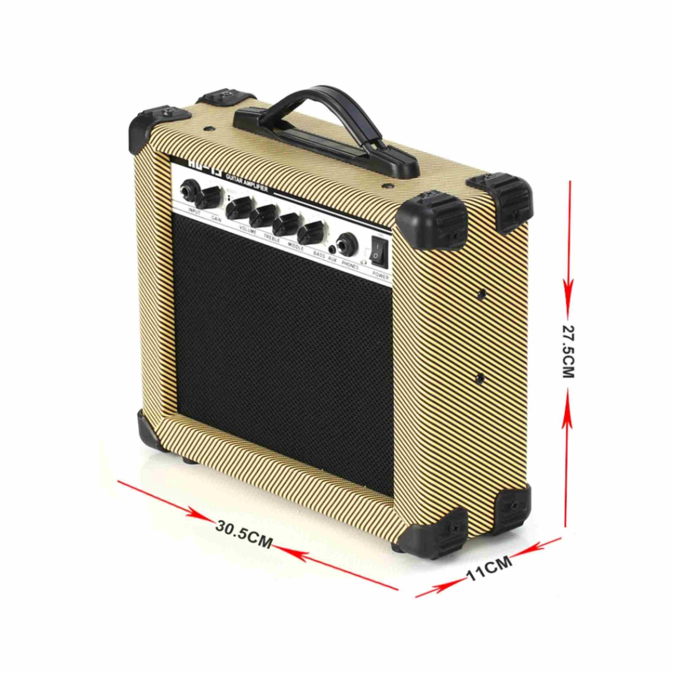 Haze F631BCEQBSGA15T Thin Body Acoustic Guitar, Sunburst, EQ, Cutaway + 15W Amplifier, Free Gig Bag, Picks