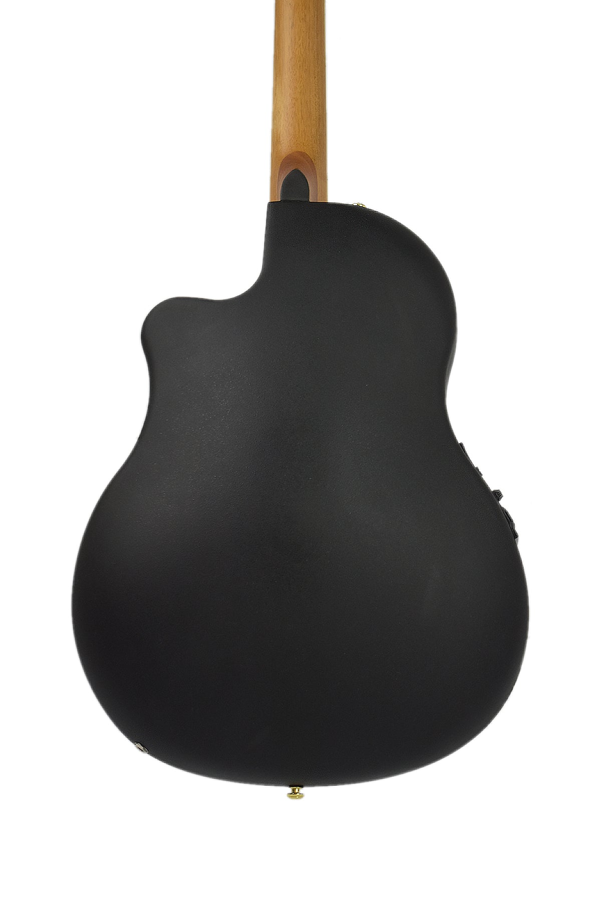 Caraya Roundback Built-In Pickups Fibre Glass Back Acoustic Guitar - Sunburst SP723CEQBS