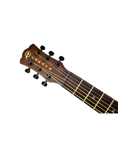 Caraya 36" Traveler Built-In Pickups/Tuner Acoustic Guitar - Natural SAFAIR36EQ