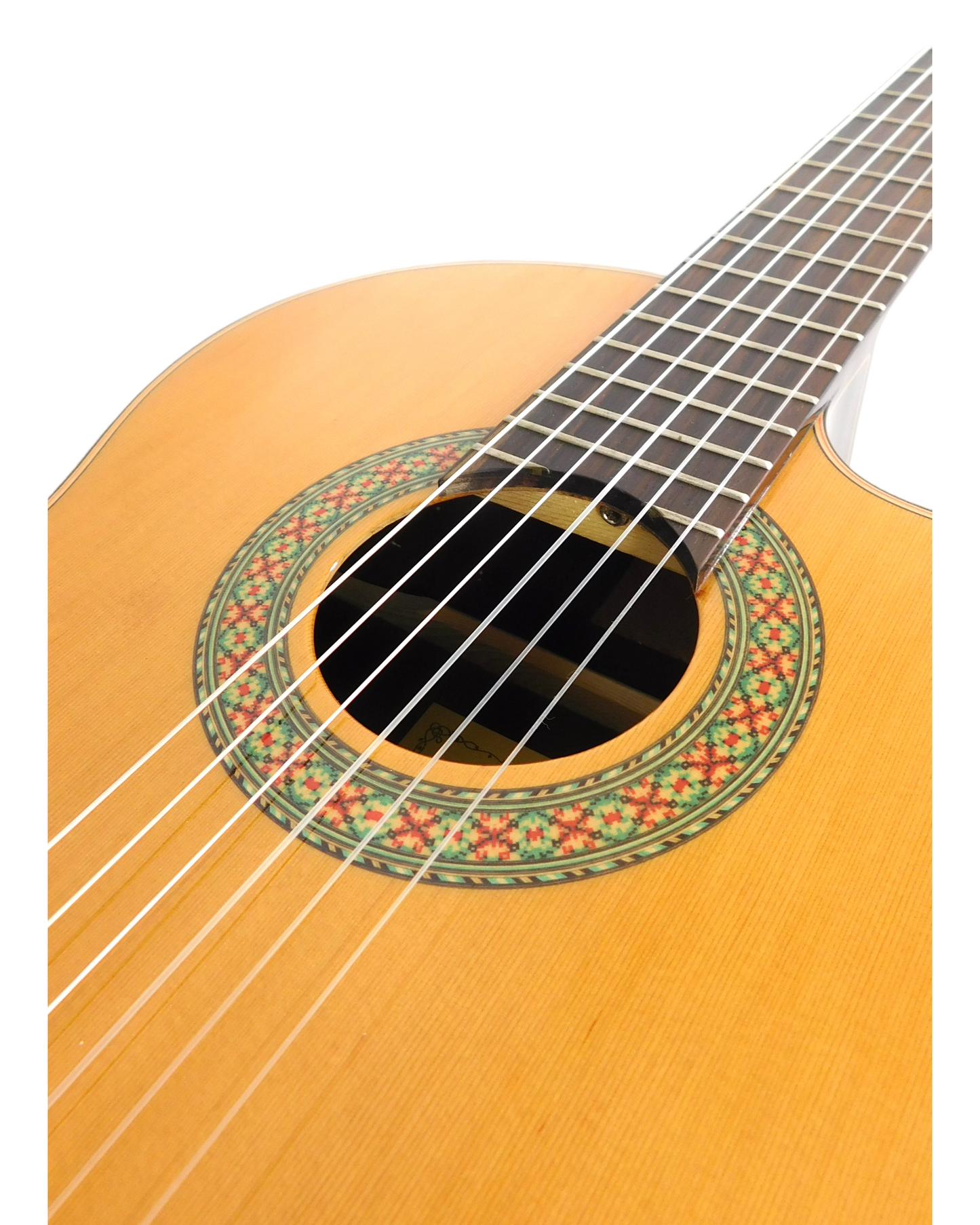 Miguel Rosales Solid Cedar Cutaway Built-In Pickup/Tuner Classical Guitar - Natural HS20CEQN