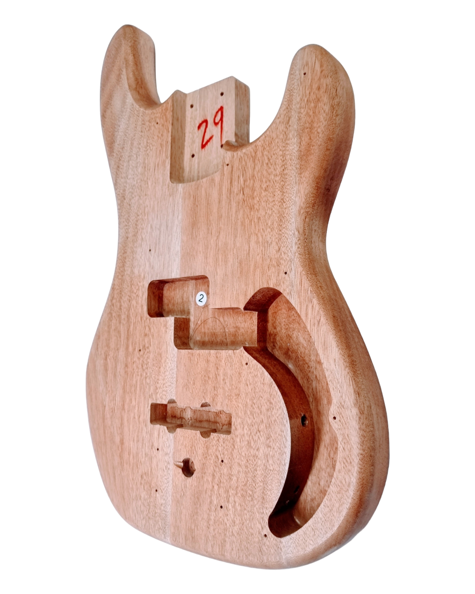 B303DIY Solid Mahogany body and Bolt-On Maple neck Bass Guitar DIY Kit