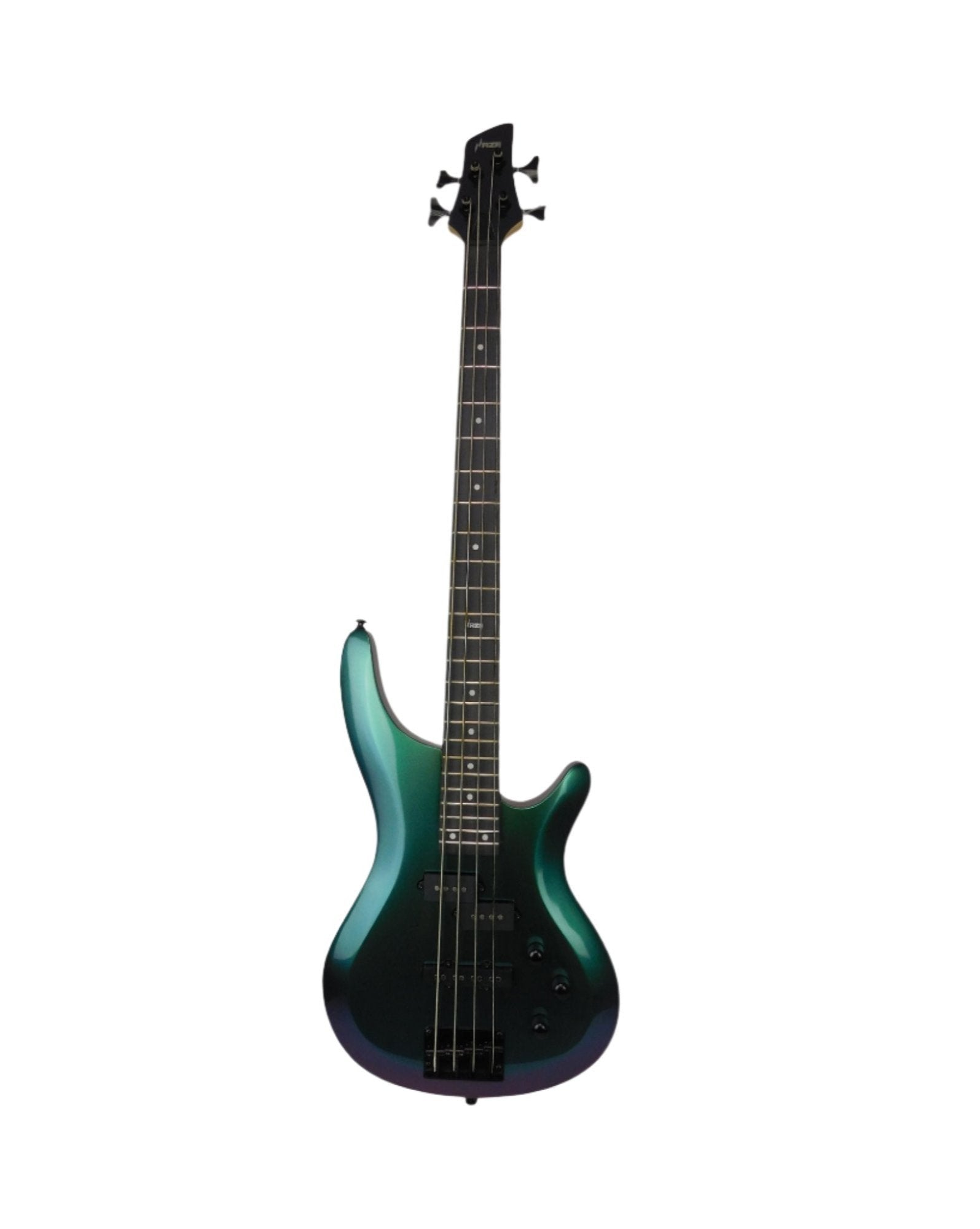 Haze Chameleon Split/Single Coil Solid Basswood J-Style Electric Bass Guitar SBG385V Accessories & CUBEBABY Pedal (Optional)