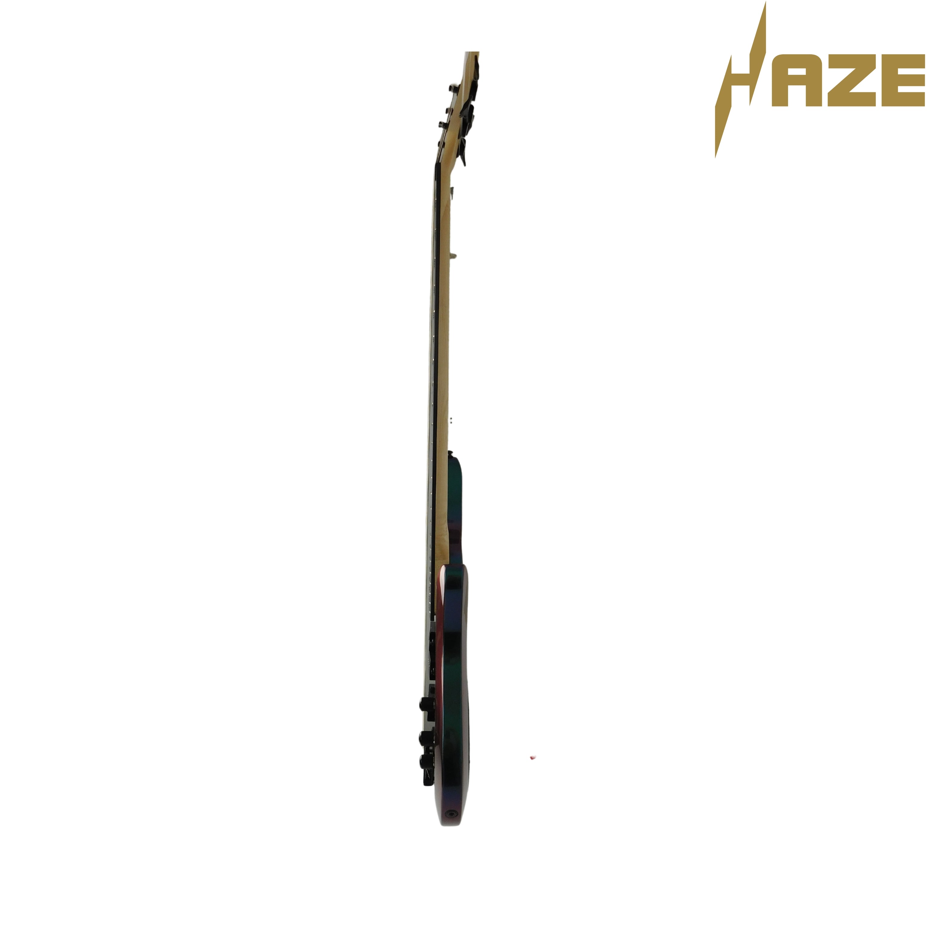 Haze Chameleon Split/Single Coil Solid Basswood J-Style Electric Bass Guitar SBG385V Accessories & CUBEBABY Pedal (Optional)