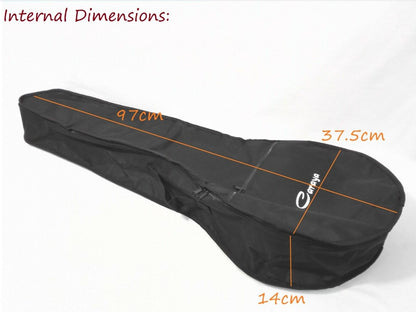 Brand New Caraya Soft Banjo Bag for 5-String,6-String Banjo w/Backpack Straps