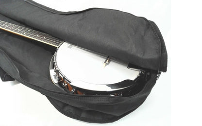 Brand New Caraya Soft Banjo Bag for 5-String,6-String Banjo w/Backpack Straps