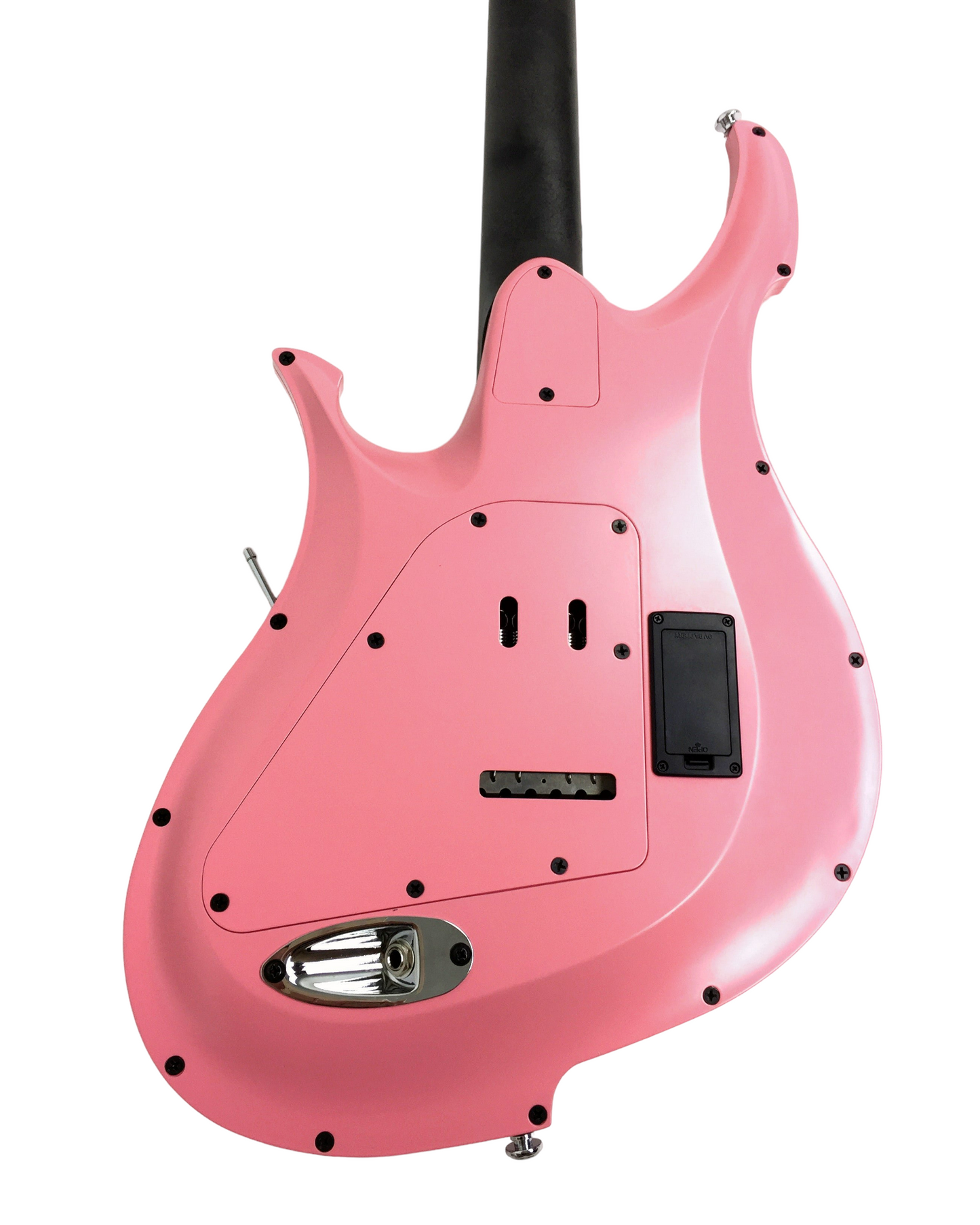 KOLOSS GT4PK Pink Aluminum Body Carbon Fibre Neck Electric Guitar + Bag