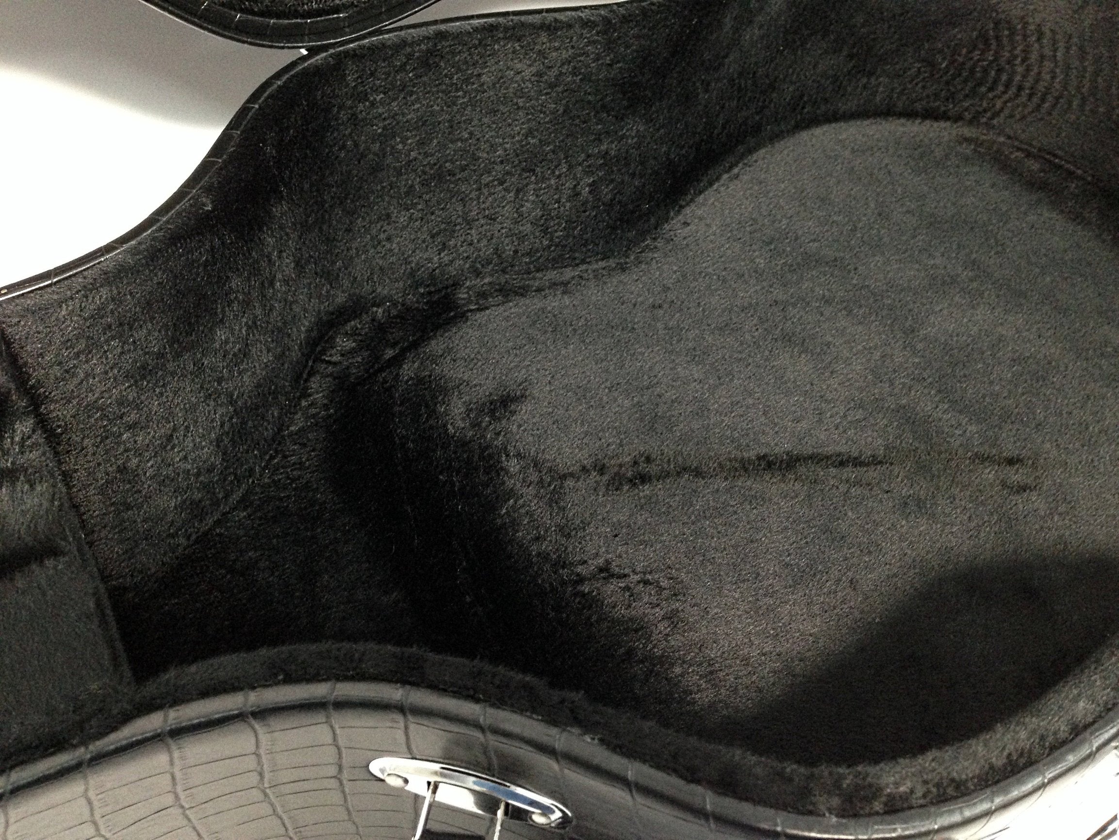 Haze 20DBK Dreadnought Acoustic Hard Case - Lockable, Black Croc Print