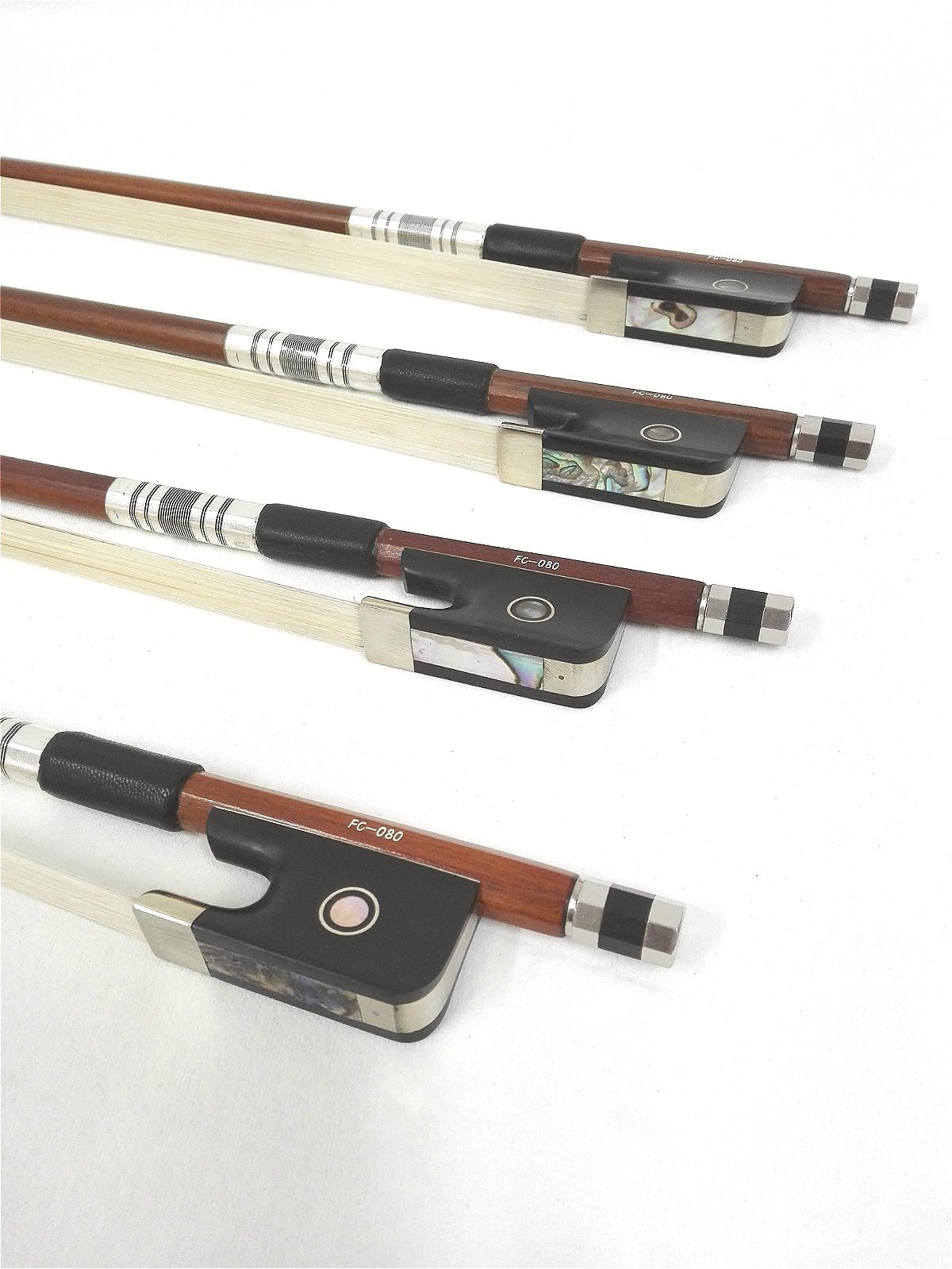 Symphony FC080 3/4 Size Cello Bow, Brazil-wood, Round Stick, Real Horse Hair