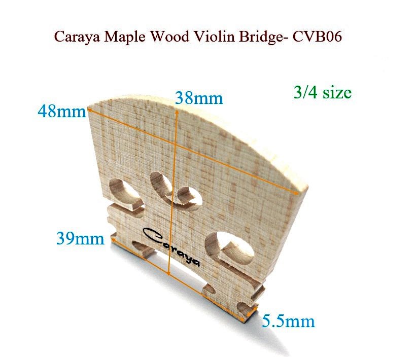 Violin bridge deals wood