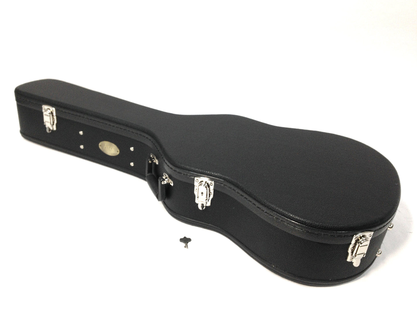 HPAA19020CA Durable Hard Case for Classical Guitar Lockable w/Key, Black
