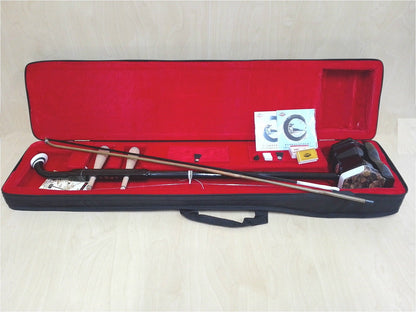 LY109 Chinese 2-stringed Fiddle,Erhu, Solid Timber Body,Neck + Foam Case, Extra String