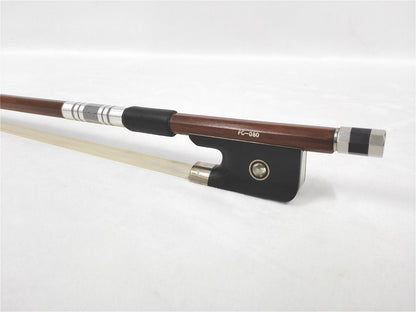 Symphony FC080 1/4 Size Cello Bow, Brazil-wood, Round Stick, Real Horse Hair