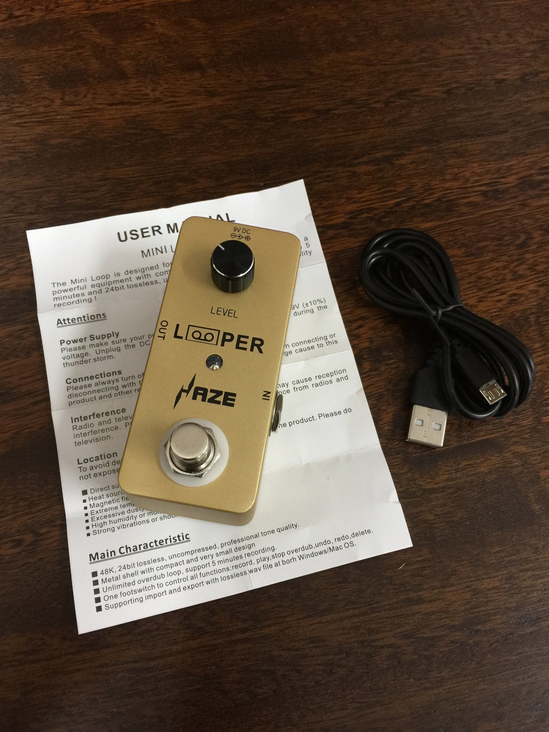 Haze Looper Guitar Pedal