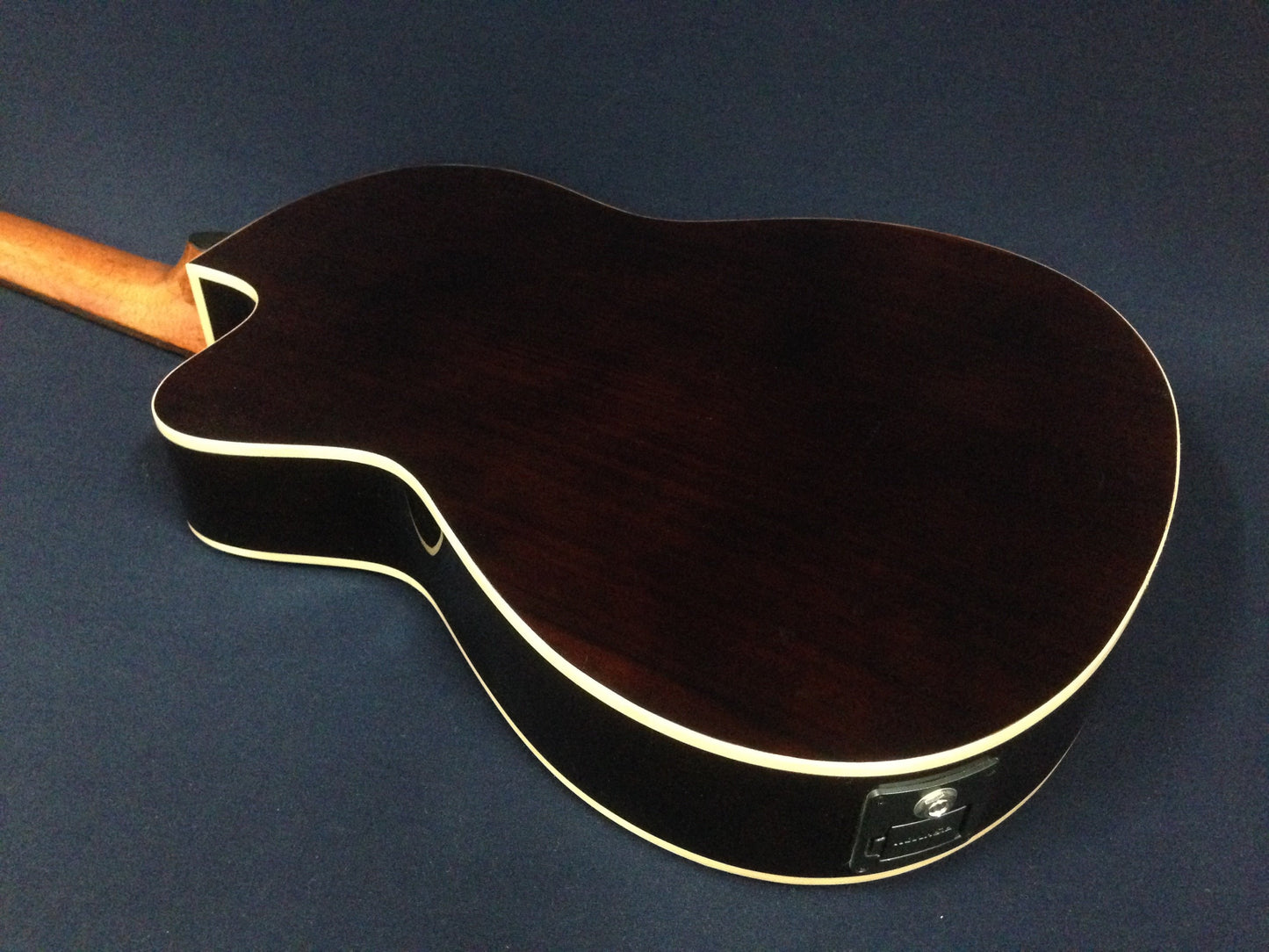 Miguel Rosales Solid Cedar Thin-Body Cutaway Built-In Pickup/Tuner Classical Guitar - Natural C3BCEQCR