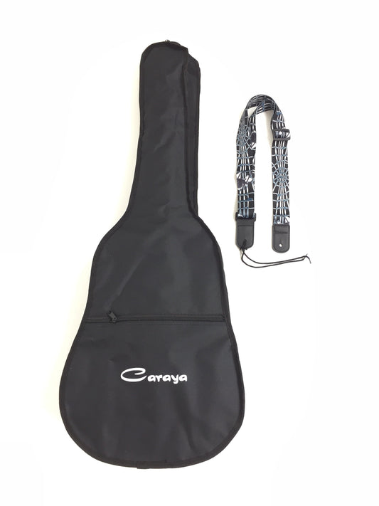 Caraya AGB36 3/4 Classical and Acoustic Guitar Bag (36") + Strap