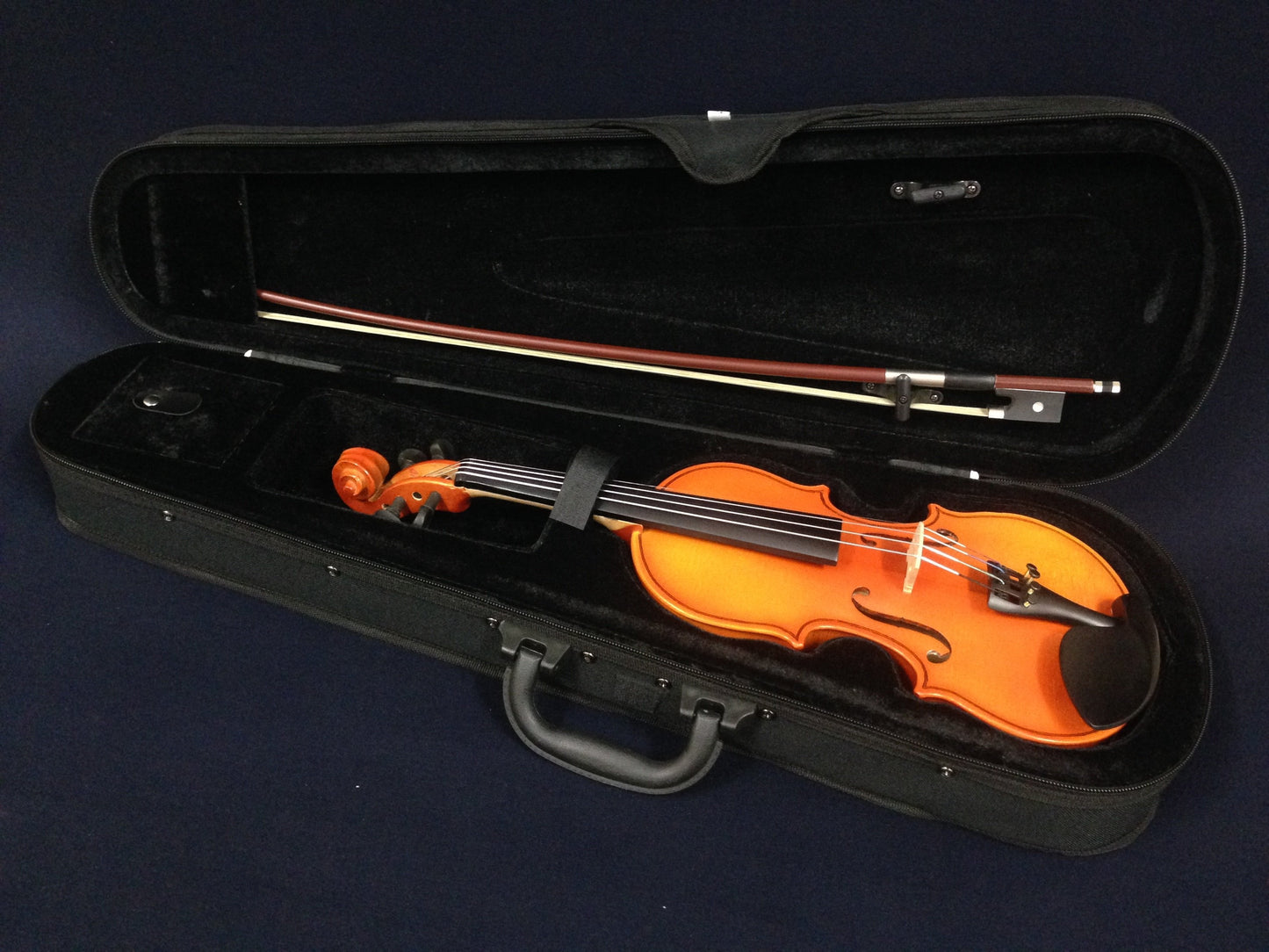 Handmade Kapok V888 Premium 1/4 Size Solid Wood Violin Pack-Foam Case,Rosin,Bow