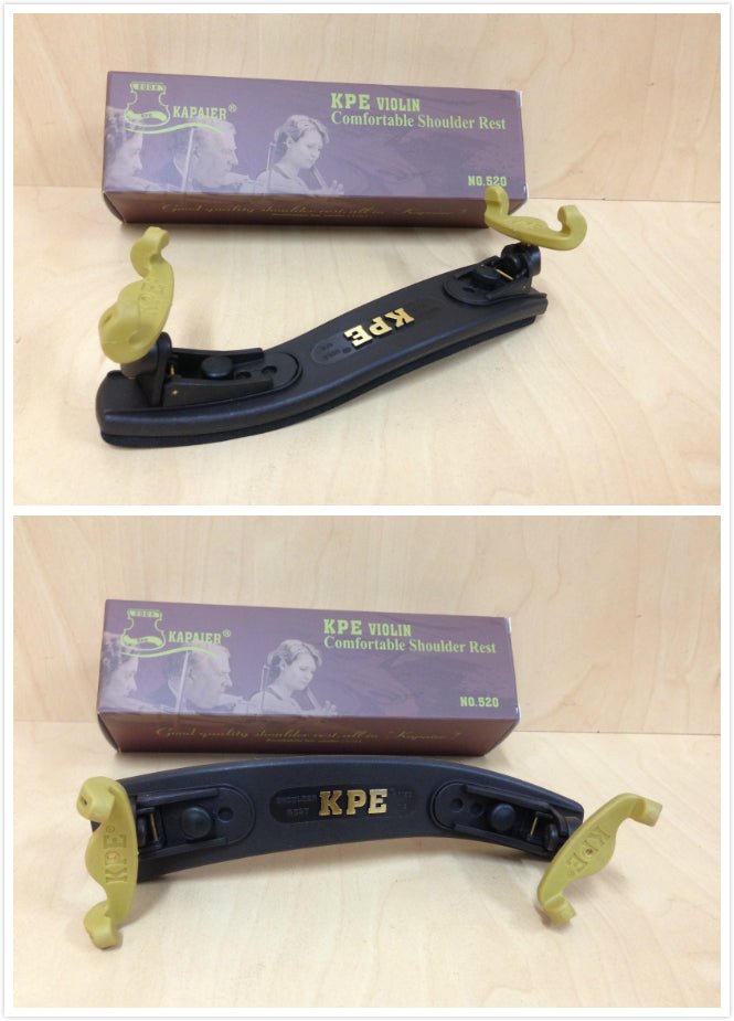 Kapaier KPE520 Economy Model Violin Adjustable Shoulder Rest - 1/2 with Rosin