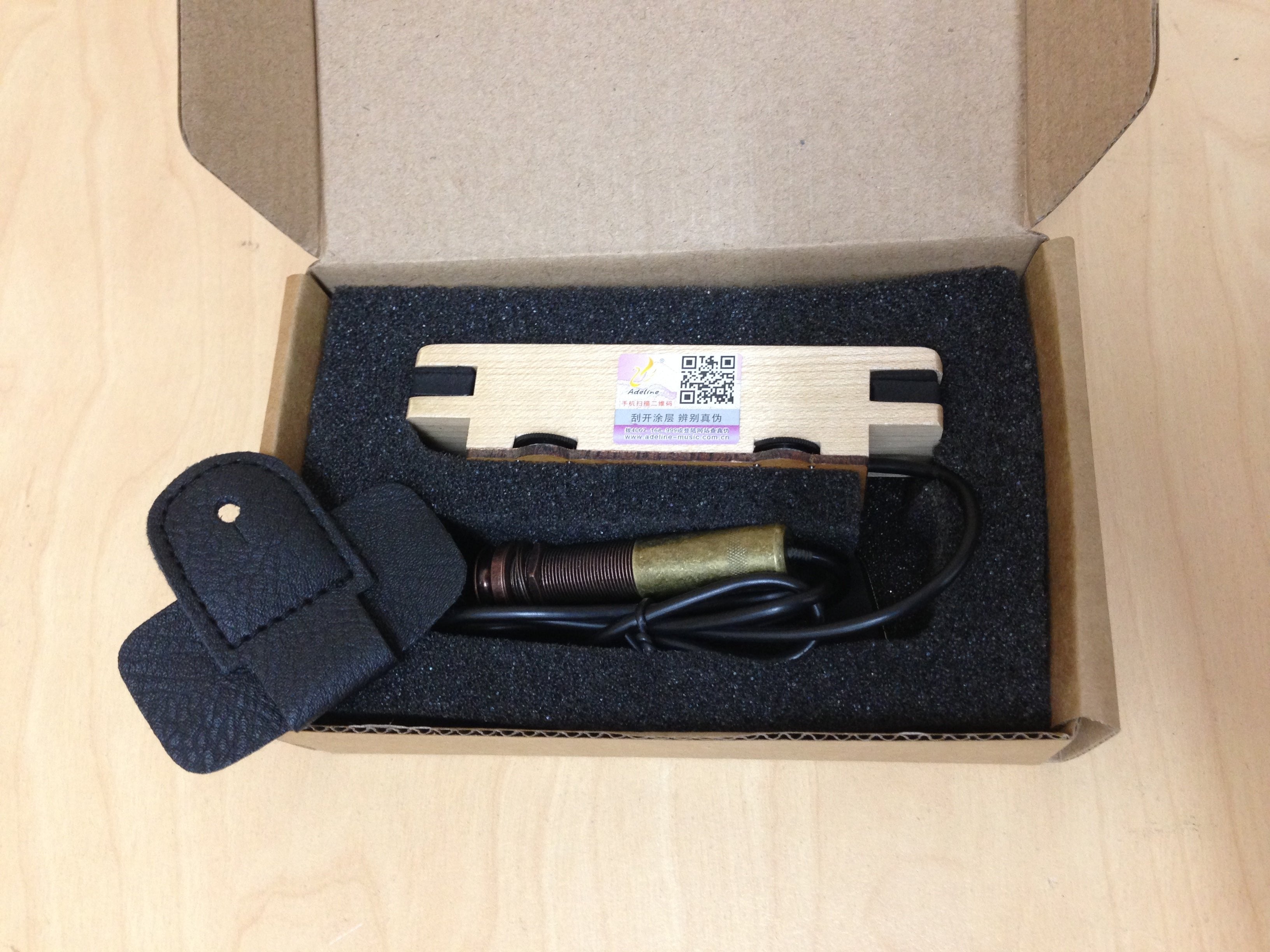 Adeline AD39T Passive Soundhole Folk Guitar Pickup, Volume & Tone Adjustable