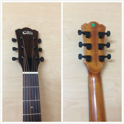 Gosila Solid Spruce Top Fishman Pickup/Tuner Cutaway Acoustic Guitar - Natural CS801310CEQ