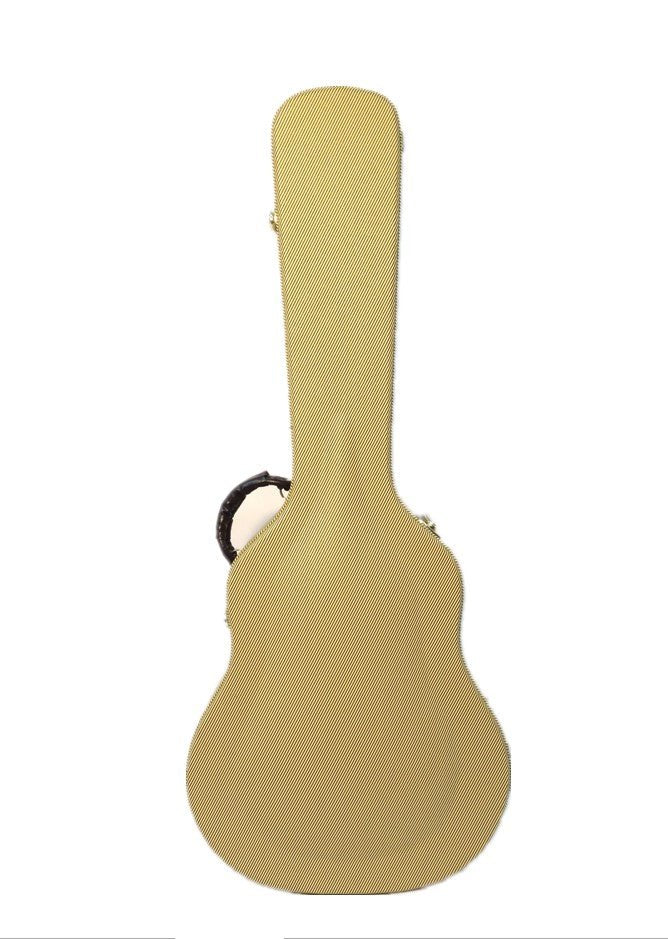 Haze 20HA Semi-Hollow Electric Guitar Hard Case - Lockable, Yellow Twill