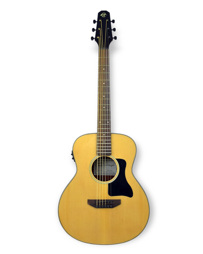 Caraya Built-In Pickups/Tuner Thin-V Neck Acoustic Guitar - Natural P301210EQ