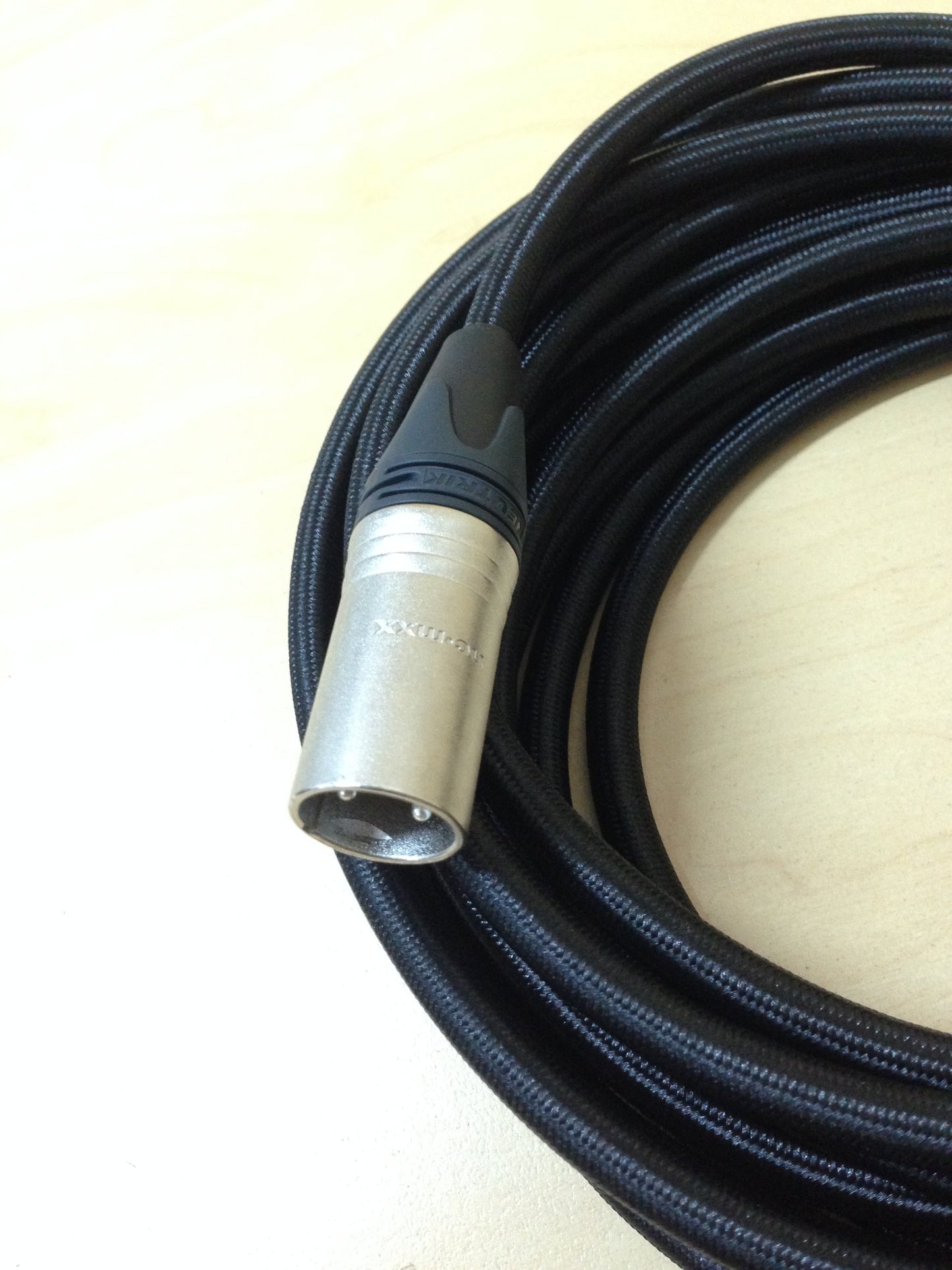 BoxKing OCC Microphone Cable/Lead,XLR-XLR,20FT(6M),3 Pin,All Silver Plated,Black