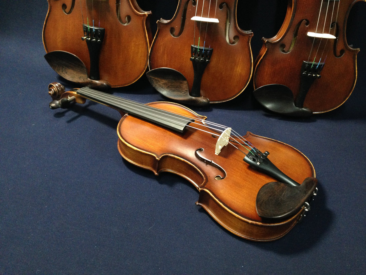 SJV01B Symphony 4/4-1/4 size Violin outfit w/Extra strings, Foam Hard Case, Bow, Rosin