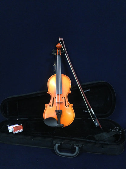 Handmade Kapok V888 Premium 3/4 Size Solid Wood Violin Pack-Foam Case,Rosin,Bow