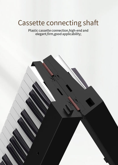 Portable 88 Keys Foldable/ Rechargeable Digital Piano Electronic Keyboard PJ88C+ Keyboard Stand
