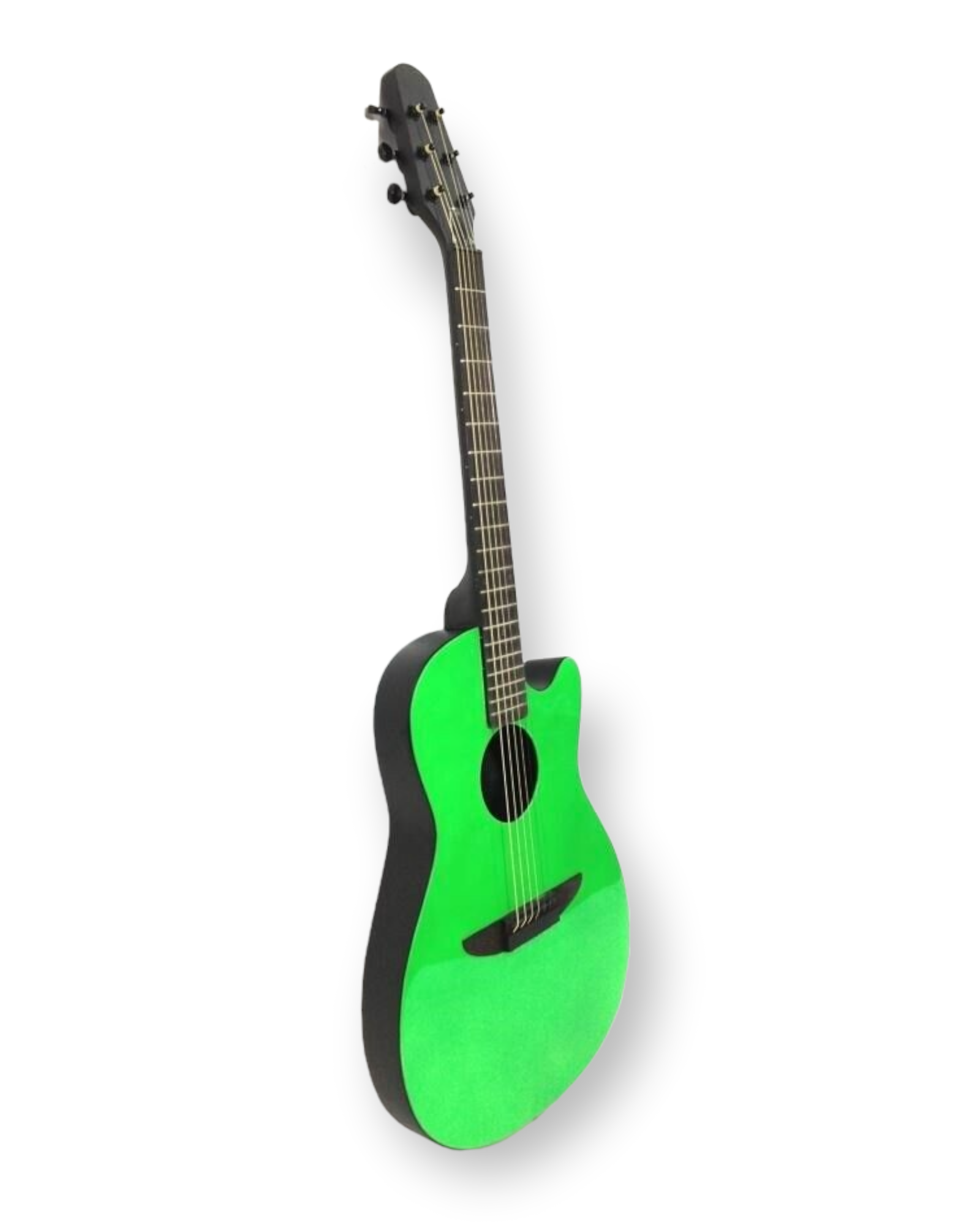 Haze HSDP836CGR 38" Roundback Traveller Acoustic Guitar - Green