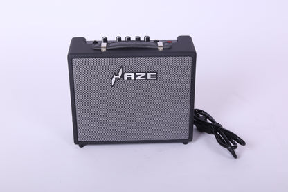 Haze W1654CEQM Solid Mahogany Top Built in Tuner/EQ Electro-Acoustic Guitar, 10W Amp, Accessories Pack