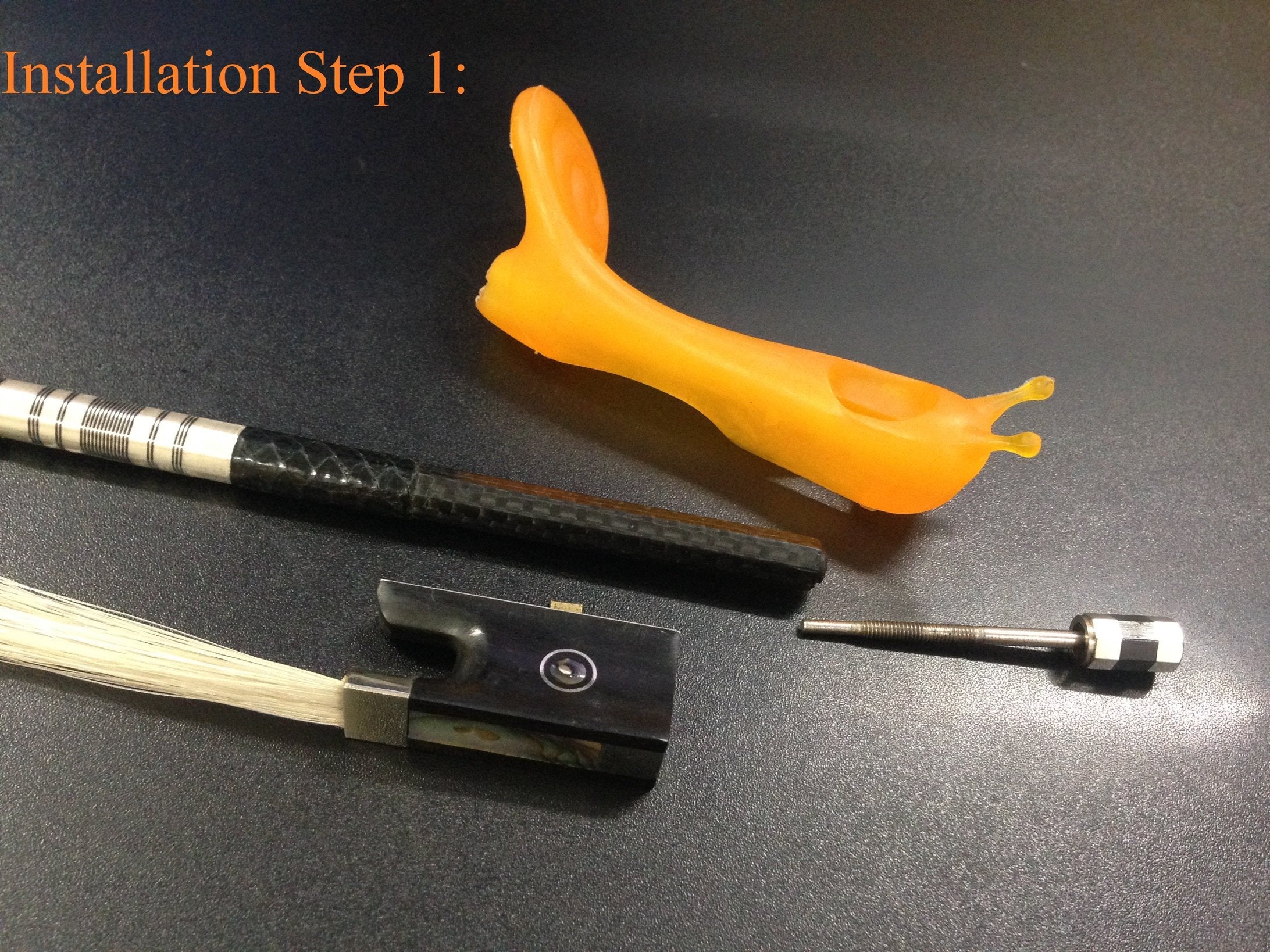 Kapaier 515BL Violin Bow Grip Partners for Sizes 1/8 to 4/4 - Blue