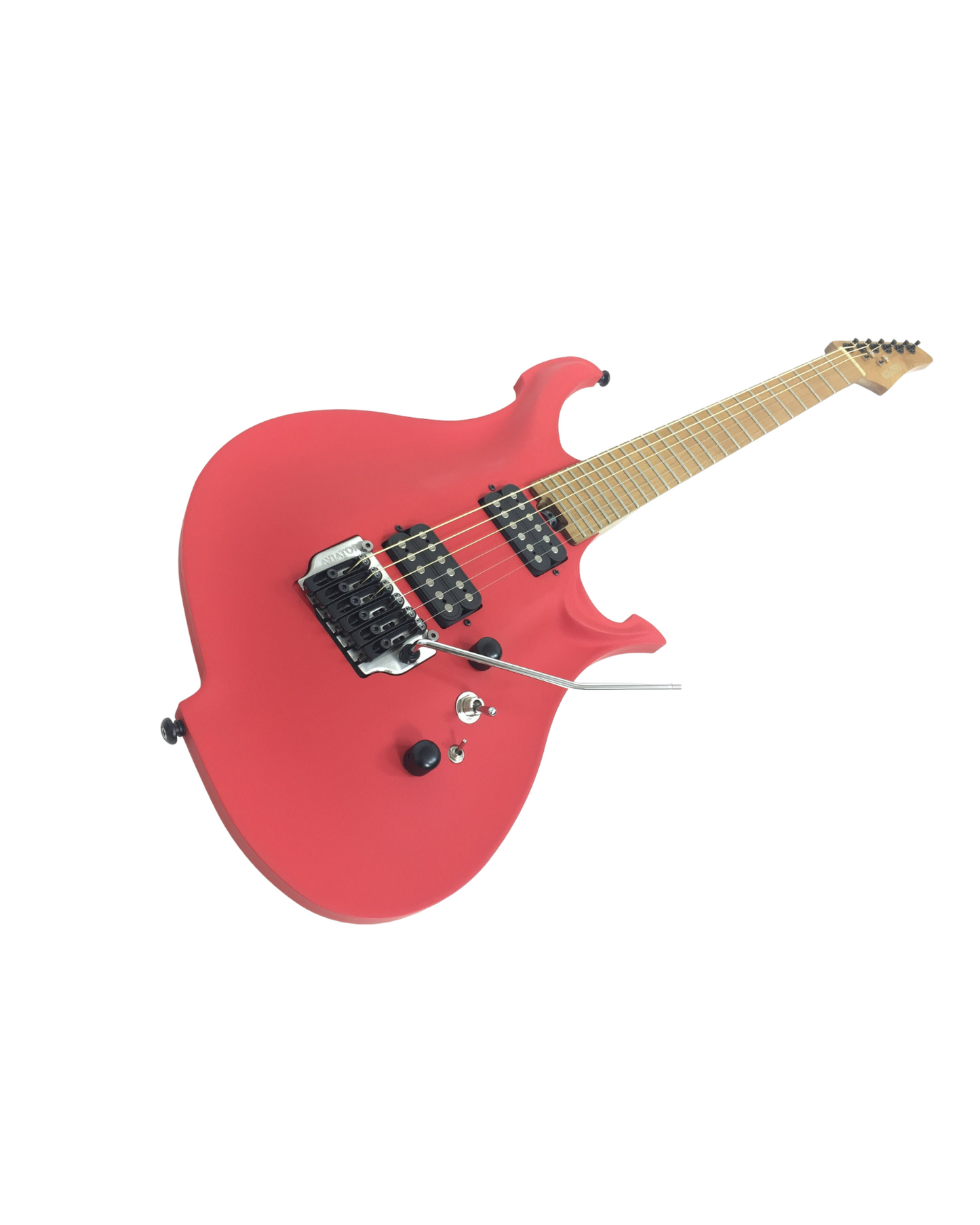 KOLOSS GT640MRD Red Aluminum Body Roasted Maple Neck Electric Guitar + Bag